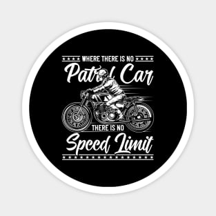 Patrol car speed limit Magnet